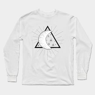 Moon and Star Long Sleeve T-Shirt